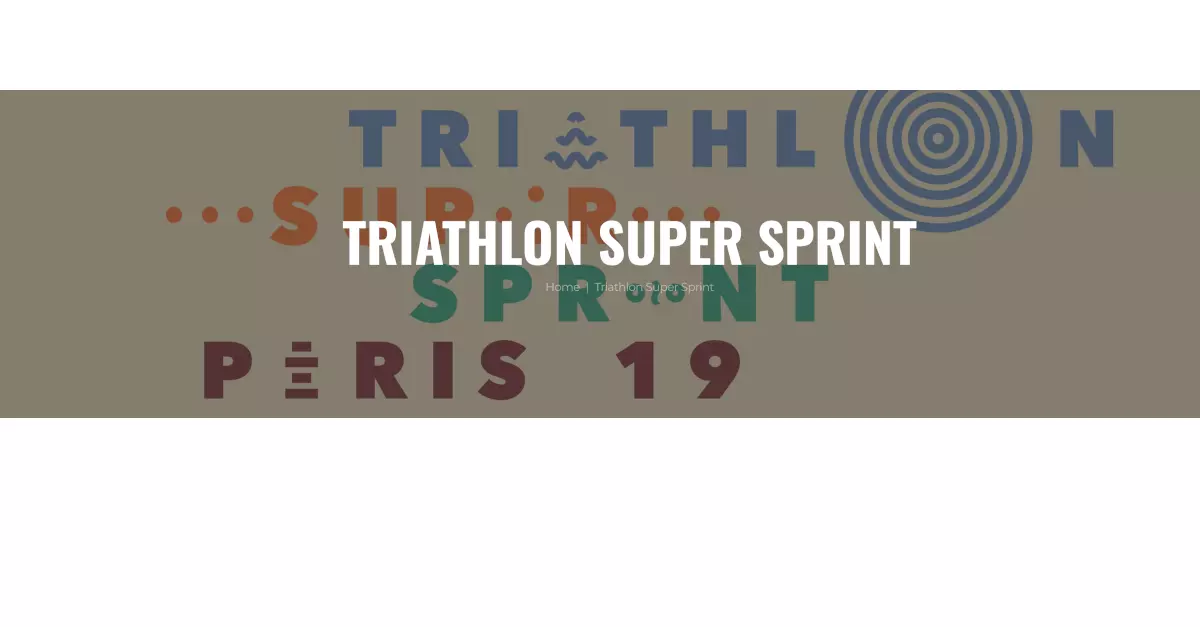 Image Triathlon Super Sprint Paris 19ème (75)